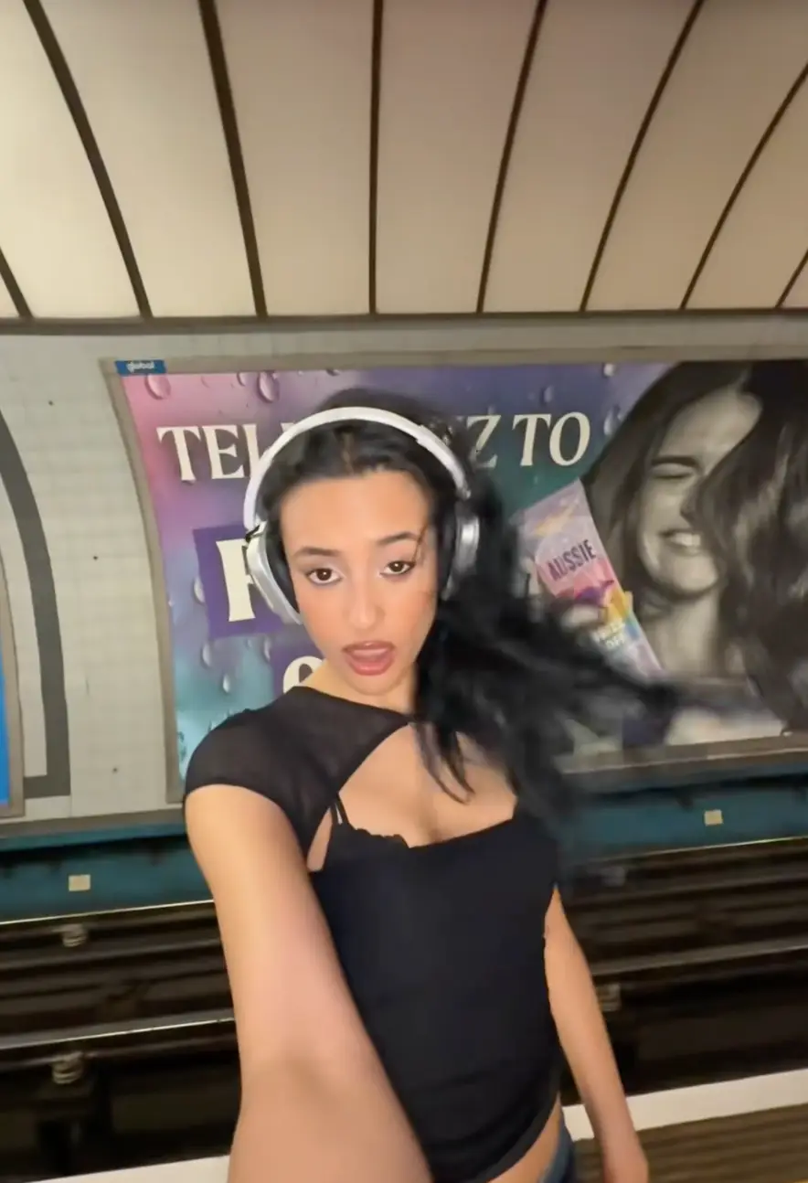 Bahsoon garnered herself the nickname 'Tube Girl' (TikTok/@sabrinabahsoon)