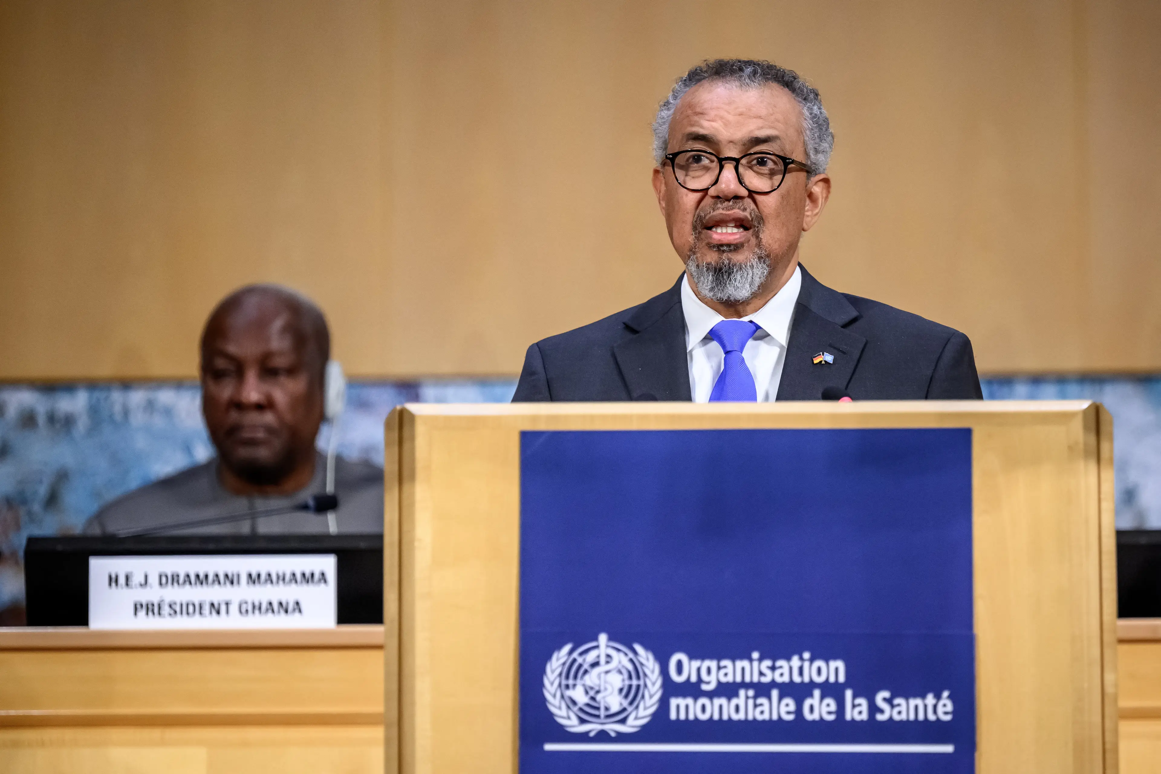 Dr Ghebreyesus confessed to being 'deeply concerned' by the outbreak (Fabrice COFFRINI / AFP via Getty Images)