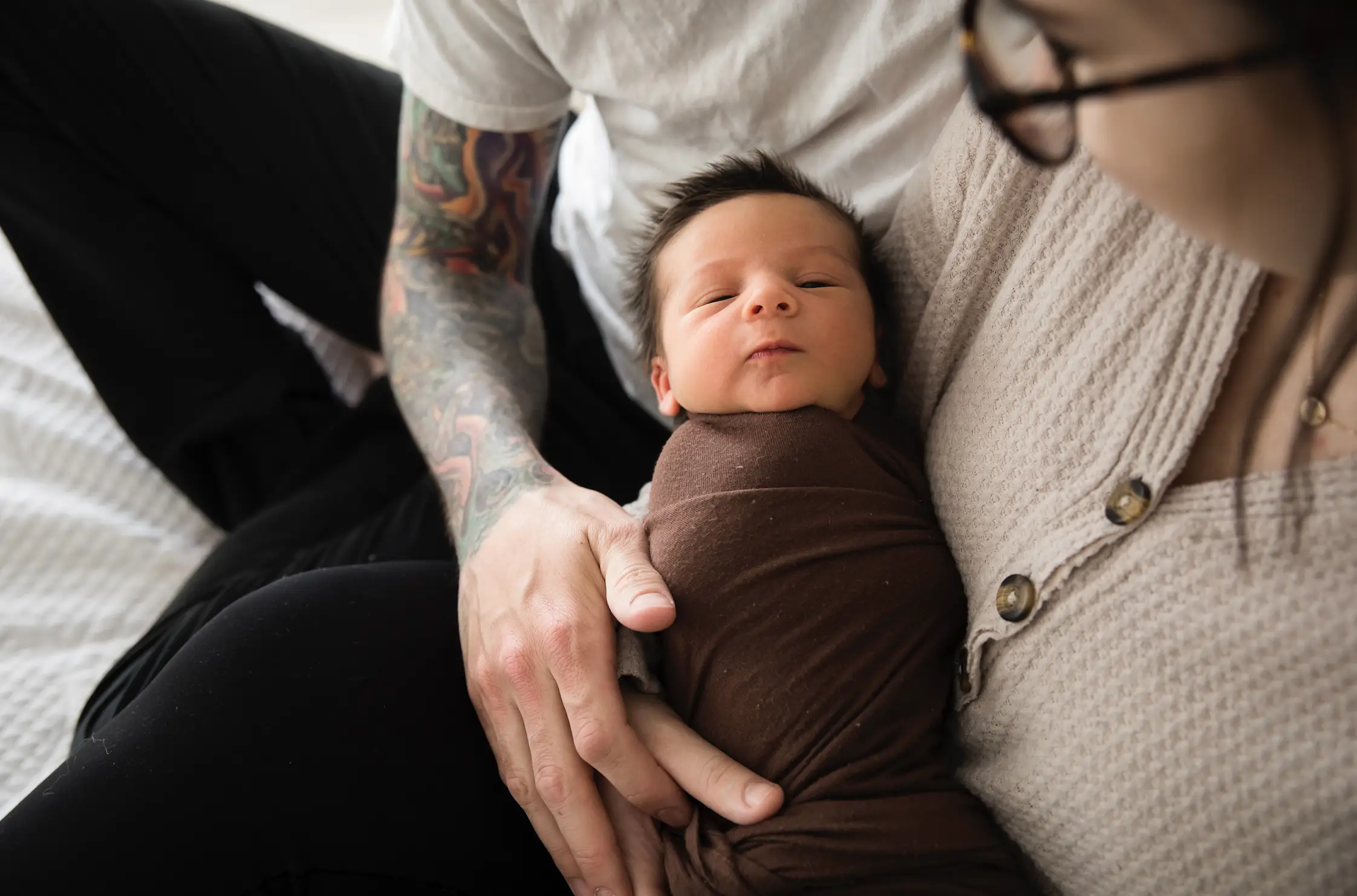 Parents often swaddle their babies during nap time (Cavan Images/Getty)