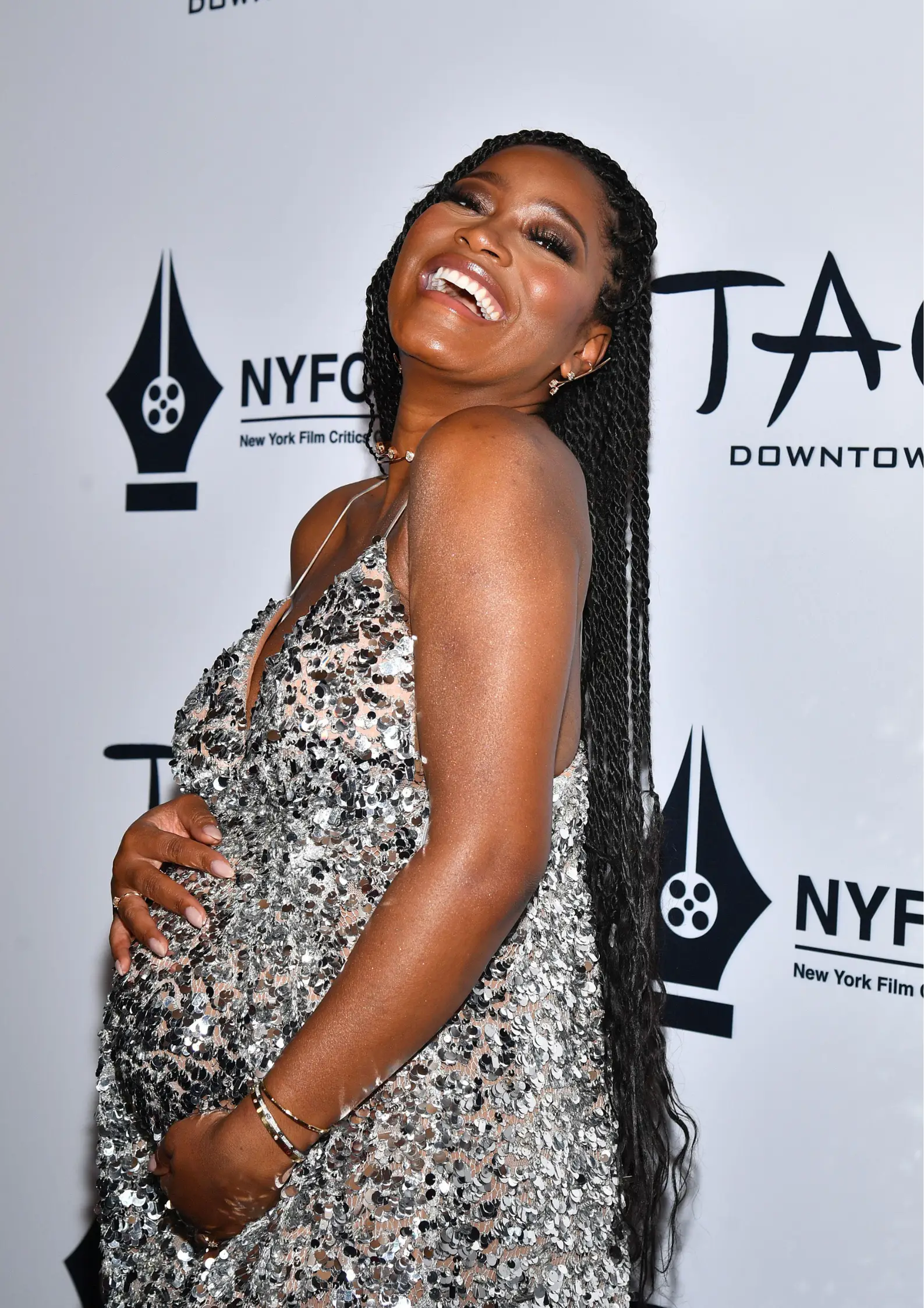 Keke first announced her pregnancy back in December.