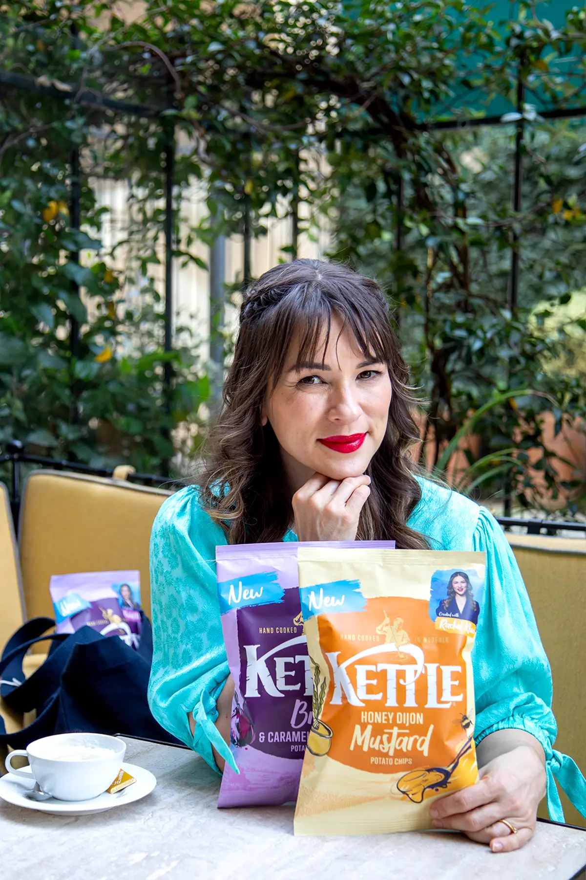 Rachel Khoo has teamed up with Kettle for some Parisian-inspired crisp flavours (Kettle)