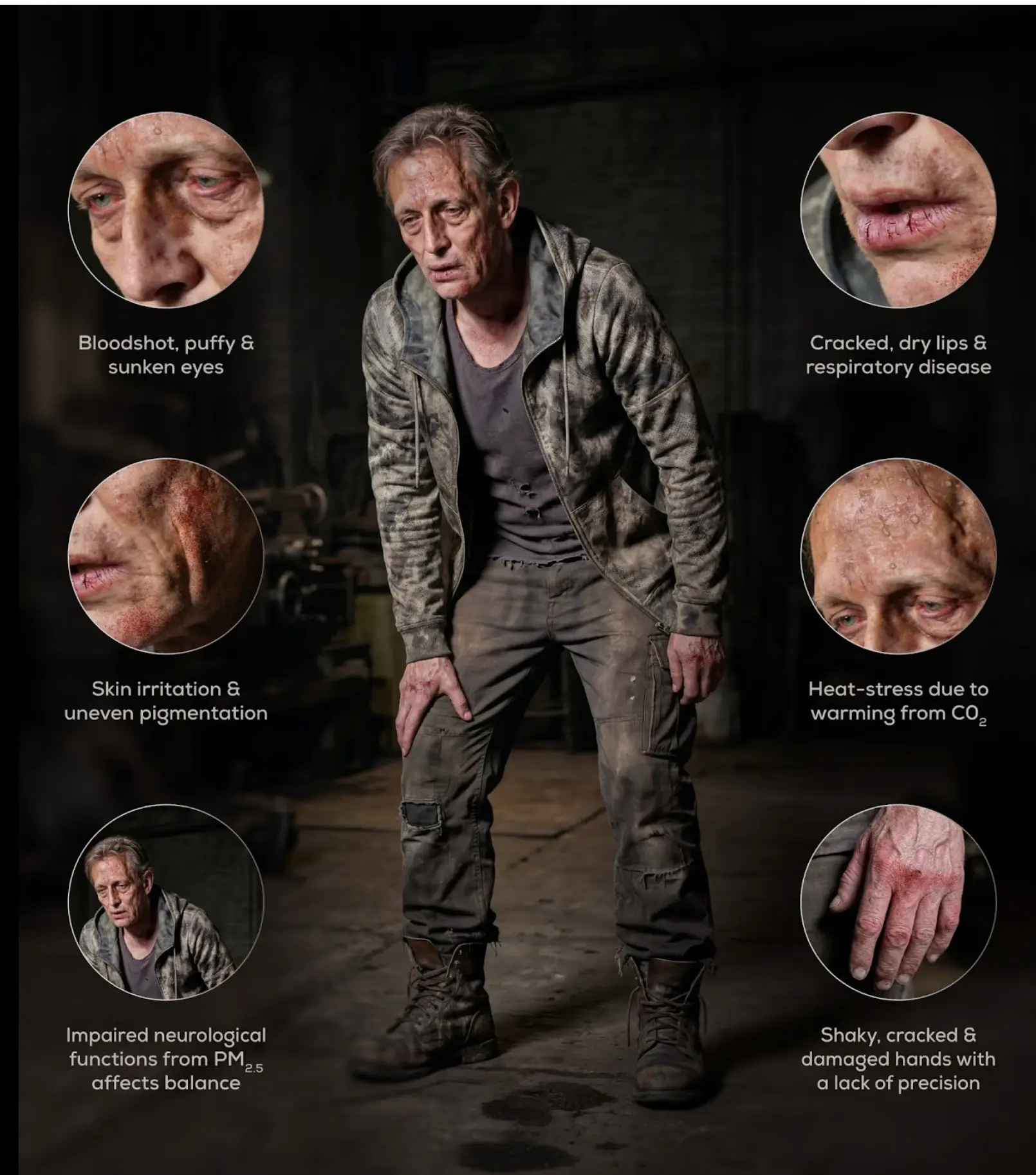 Microscopic PM2.5 particles penetrate deep into lungs and enter the bloodstream (Nationwide Vehicle Contracts)