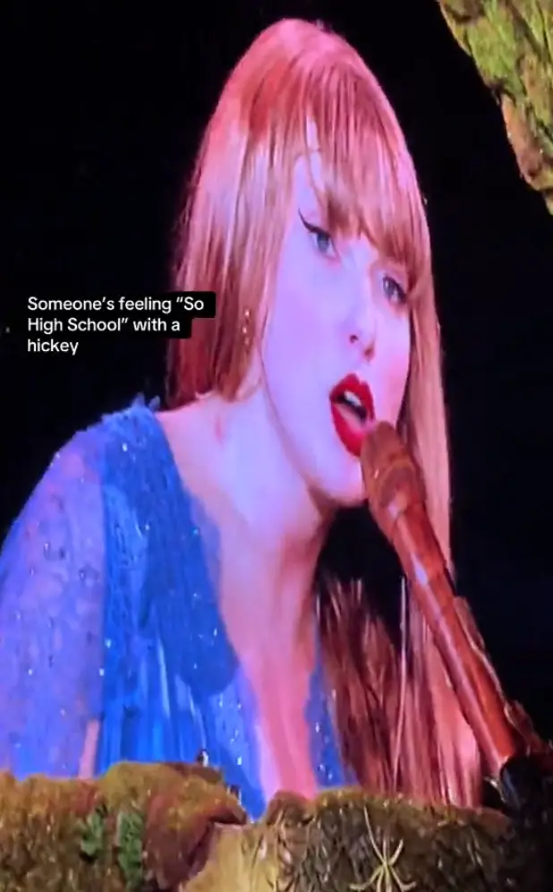 The speculation started following Taylor Swift's Eras Tour show at the Friends Arena in Stockholm, Sweden. (TikTok)