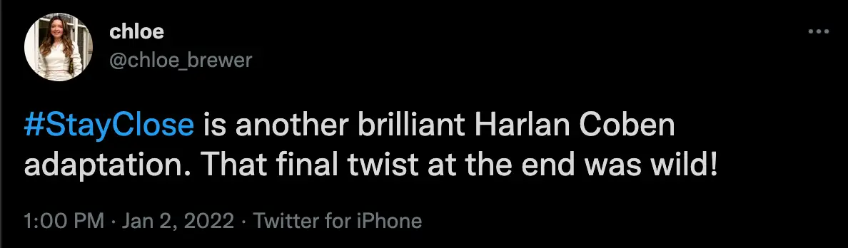 Jaws dropped at the twist ending (