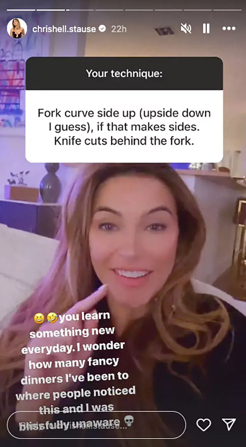 Stause laughed along.