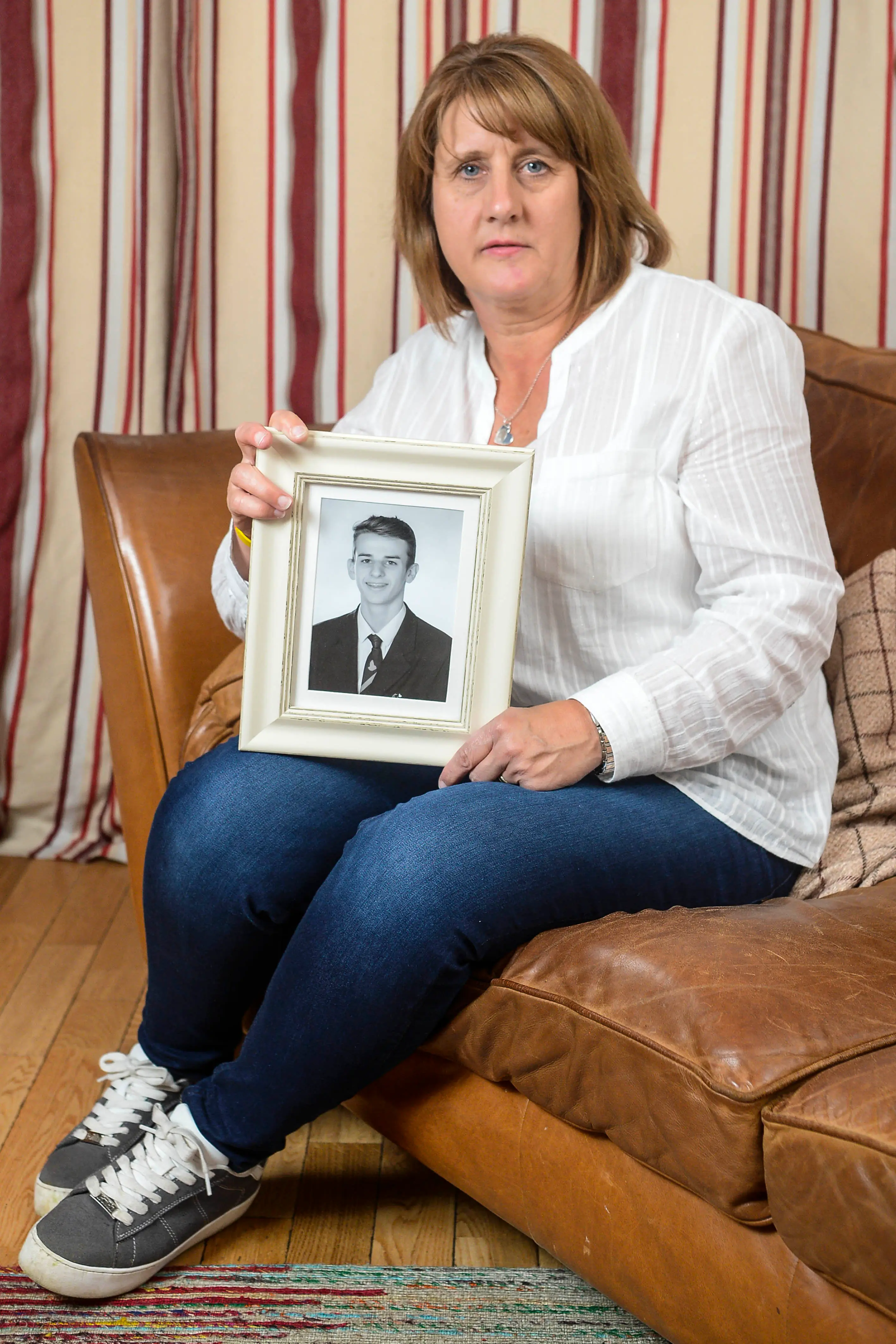 Helena Dale lost her 16-year-old son, Joe, back in 2017 (SWNS)