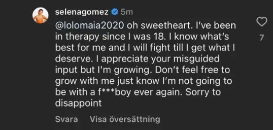 Her comments have annoyed the internet.