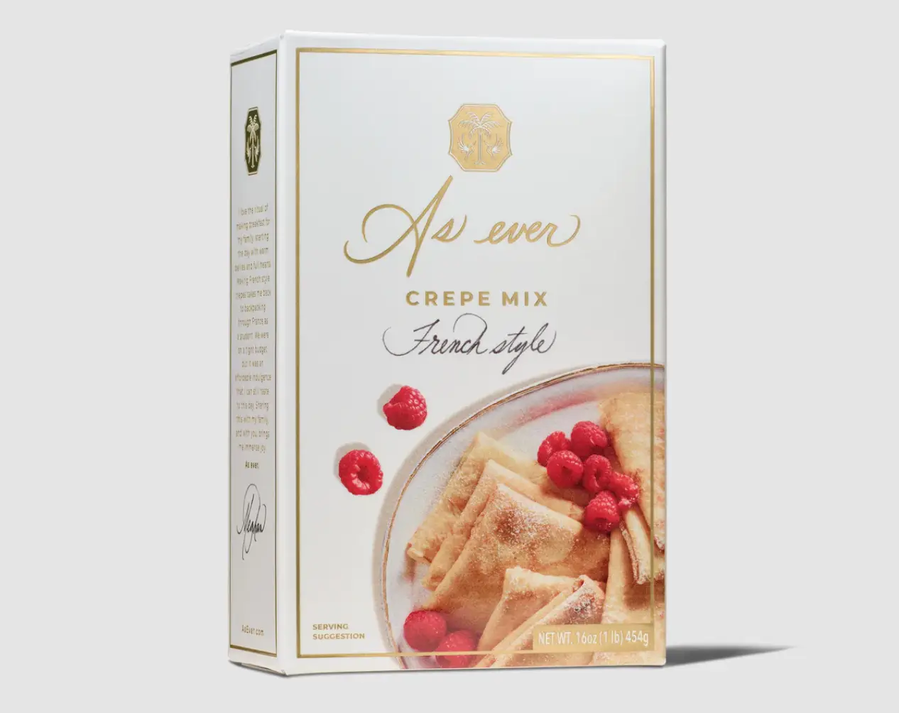 Meghan's 'French style' crepe mix (As Ever)