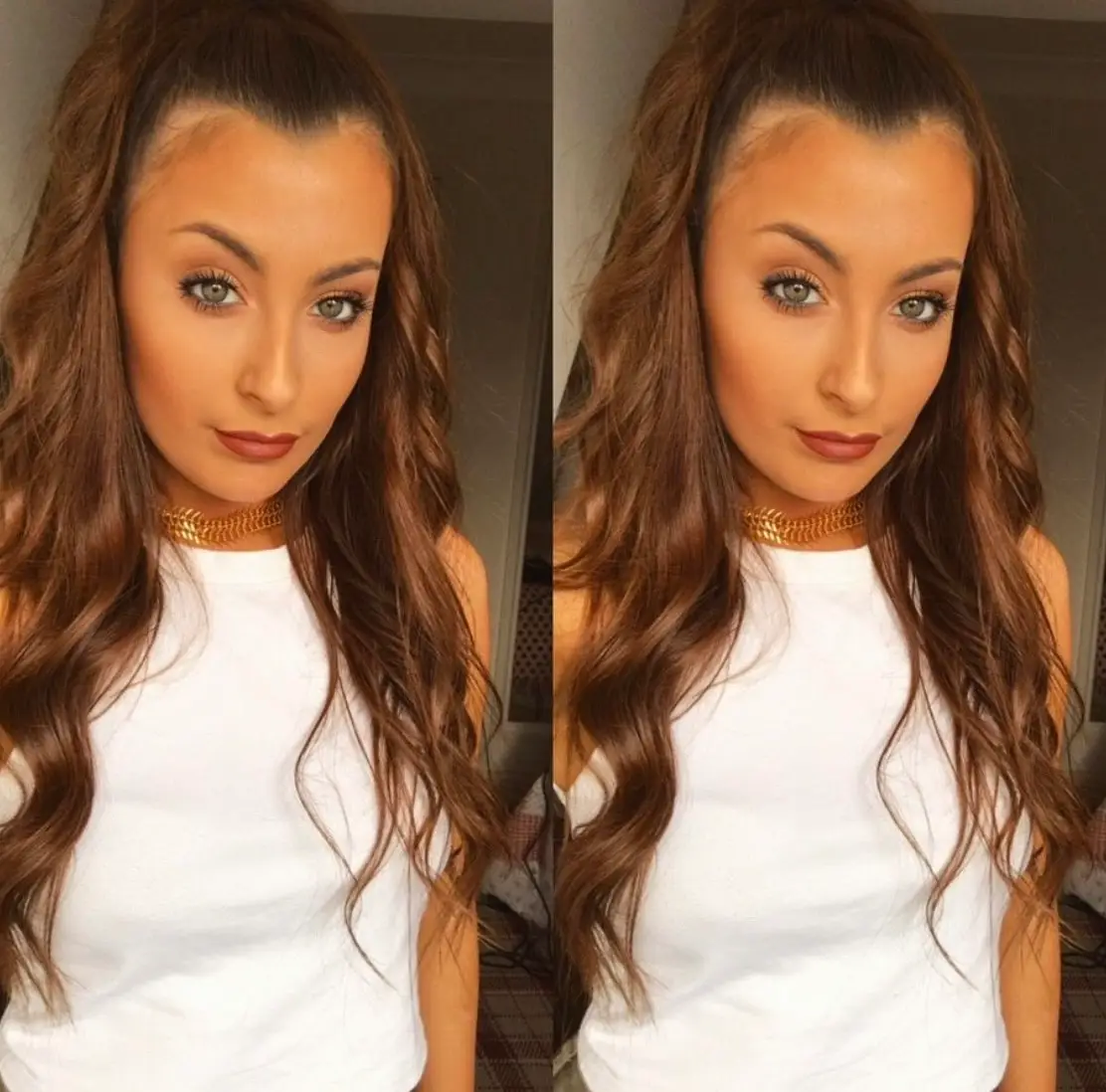 Sophia boasted lengthy, luscious locks before going to university in 2018.