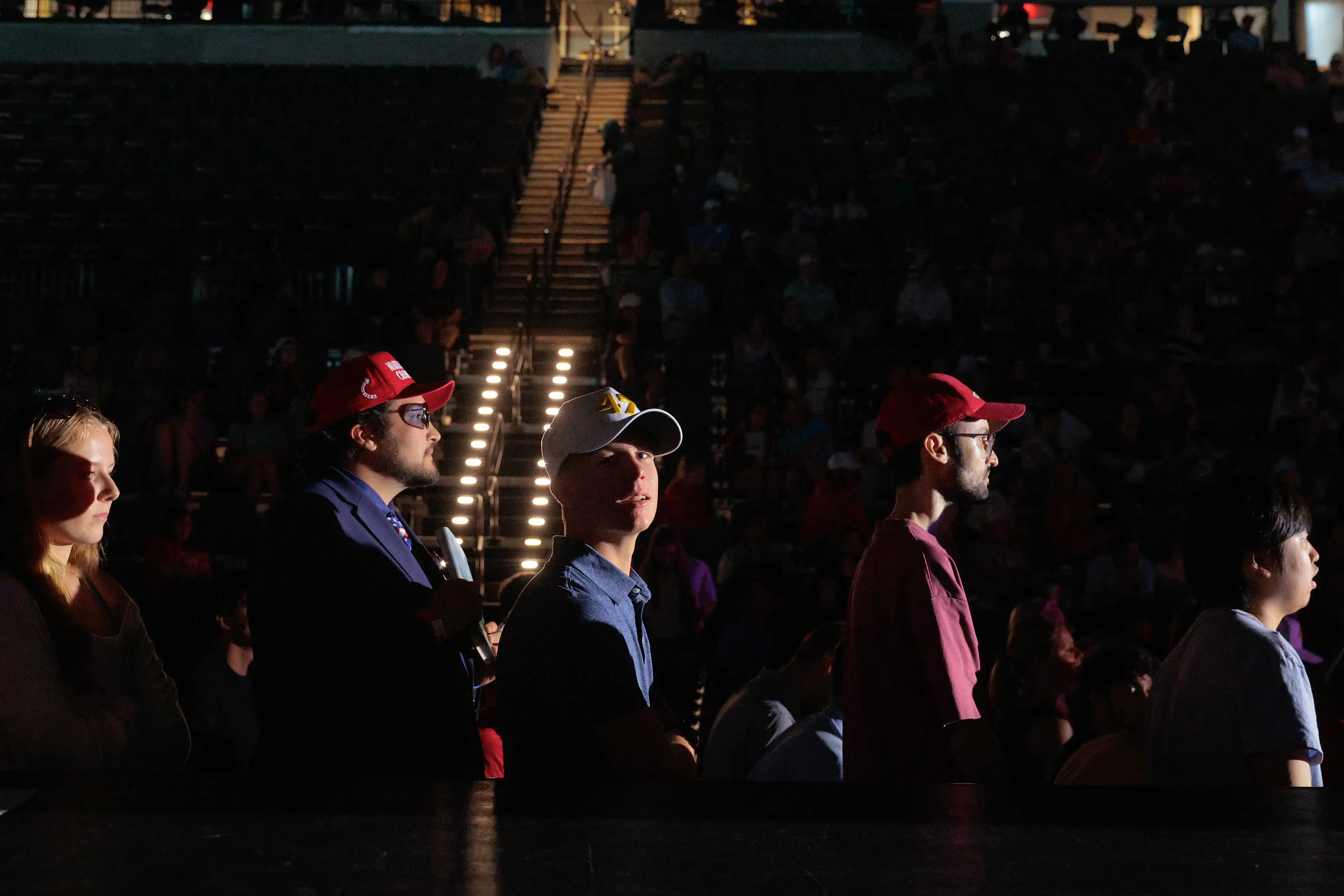 Vance reportedly addressed a half-empty arena (Chip Somodevilla/Getty Images)