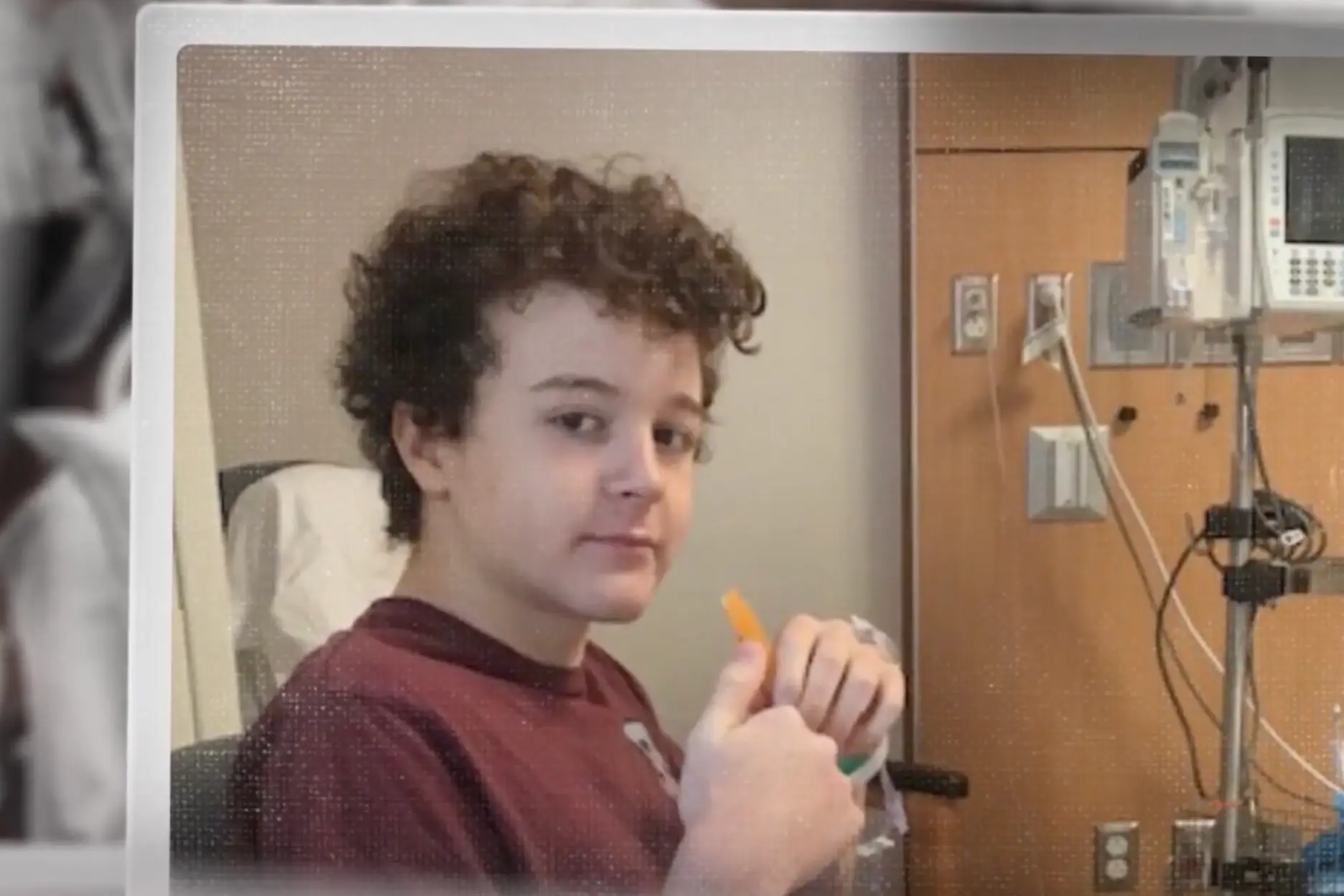 Gee noticed his first symptoms as a 15-year-old (MD Anderson Cancer Center/Youtube)