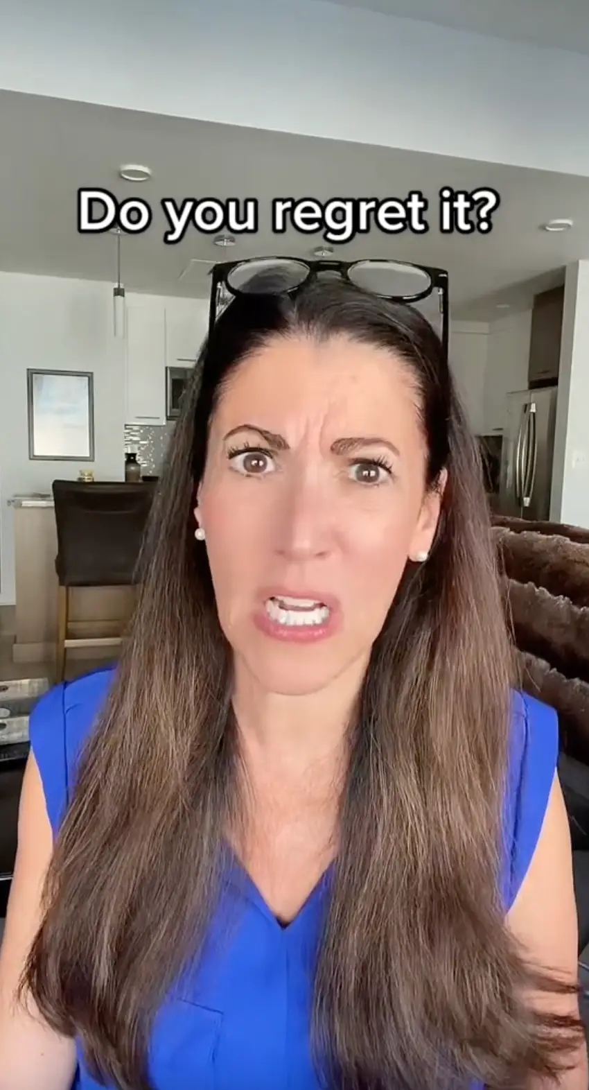 "So do I regret it? No, I'm exactly where I want to be in my life."