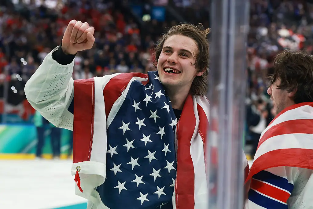 US men's team hockey player, Jack Hughes, previously addressed the situation (Elsa / Staff / Getty Images)