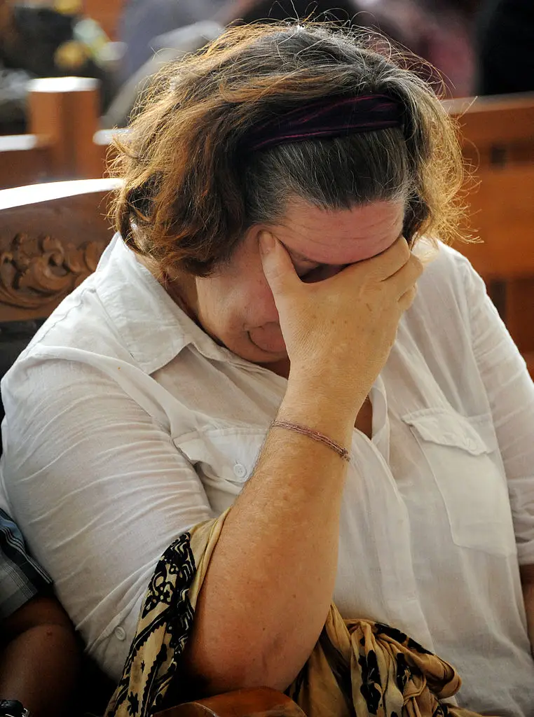 The 69-year-old maintained that she was forced into trafficking by threats to her family (SONNY TUMBELAKA / Stringer / Getty Images)