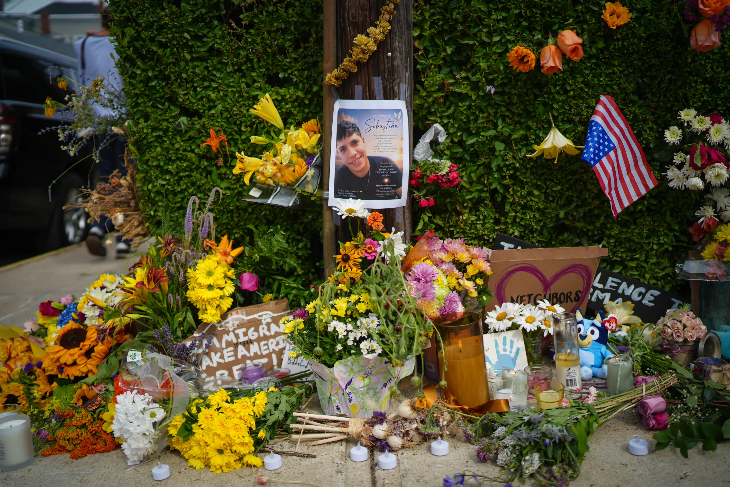 Joan Sebastián Durán Guerrero was shot in Maine earlier this week (Ryan Murphy/Getty Images)