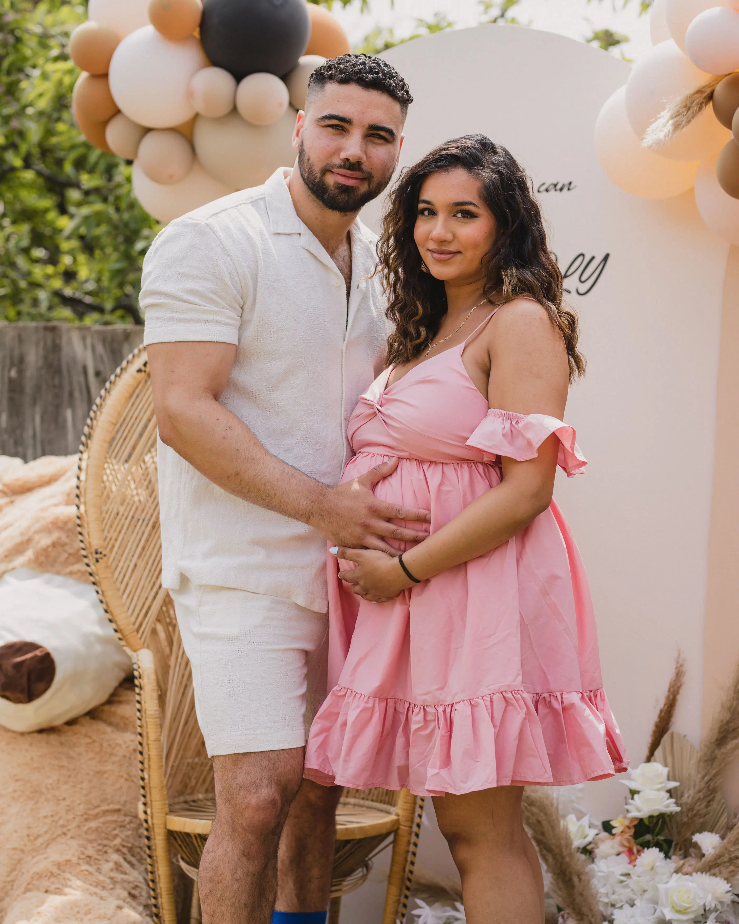 Keisha Sethi, from London, discovered what she believes is a rare symptom seven-months into her pregnancy.