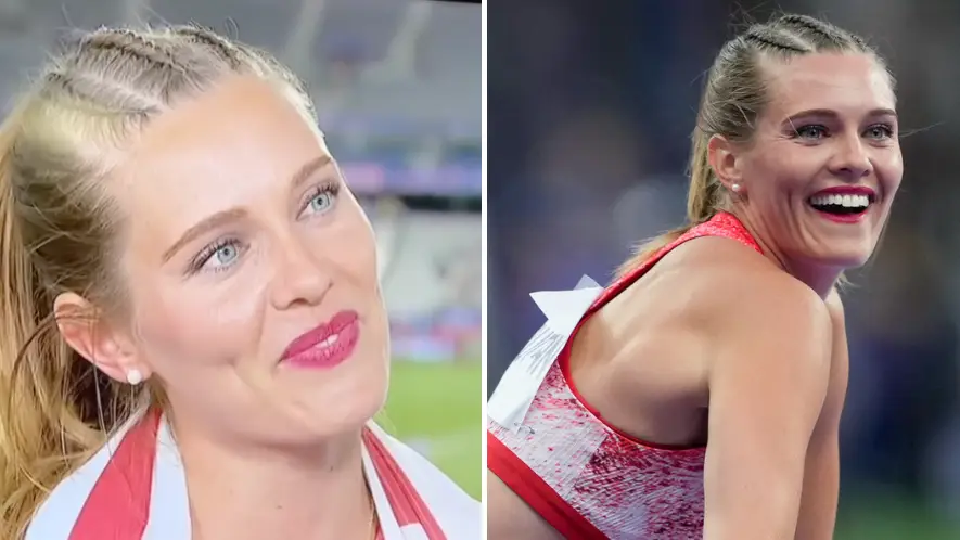 OnlyFans model and Olympian explains real reason behind unusual celebration to successful pole vault