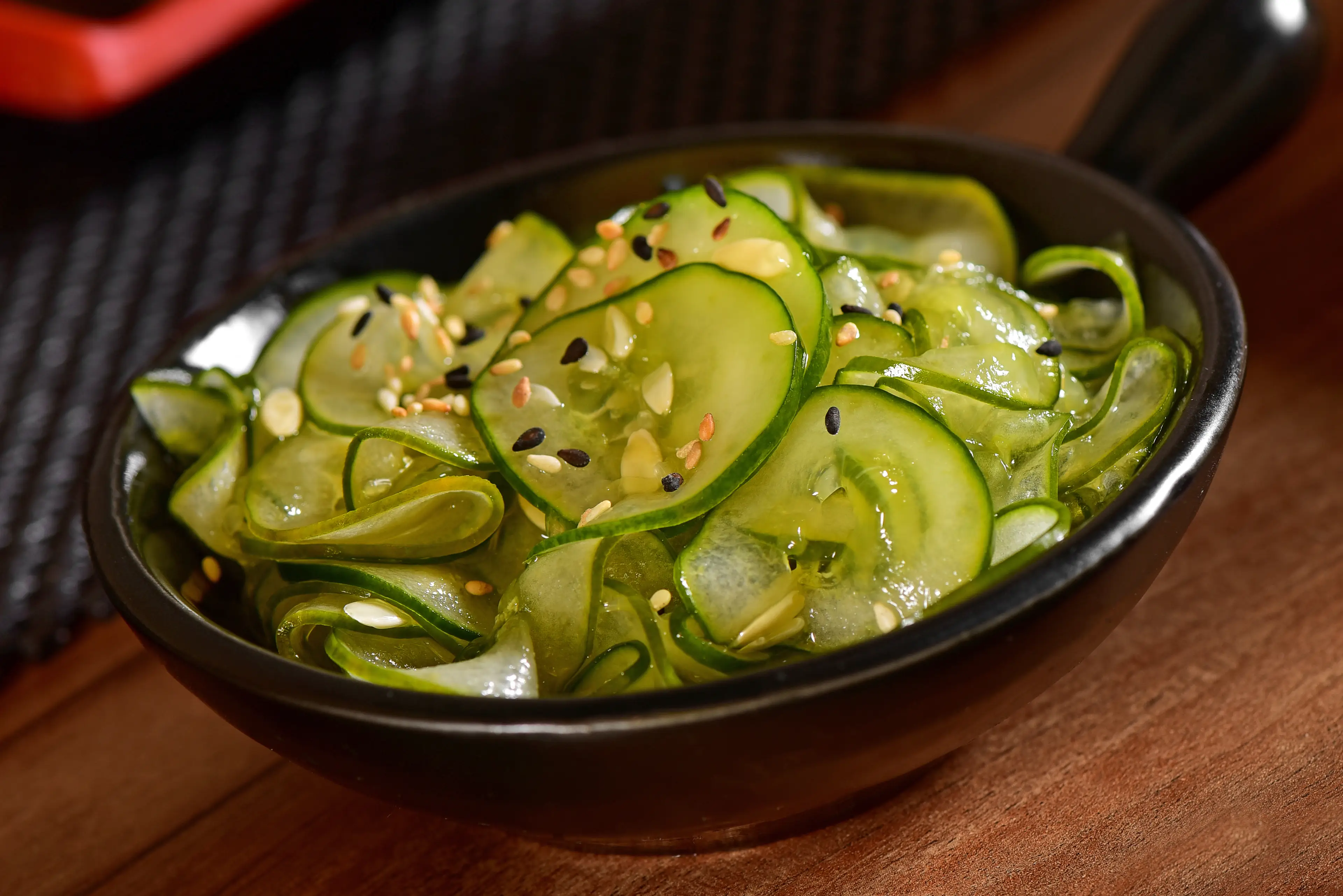 The cucumber salad trend was started on TikTok (Getty Stock Images)