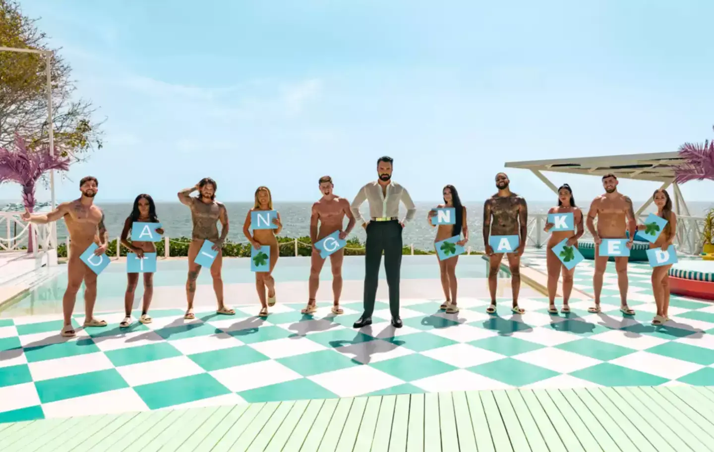 The first two episodes of Dating Naked UK are available to stream. (Paramount)