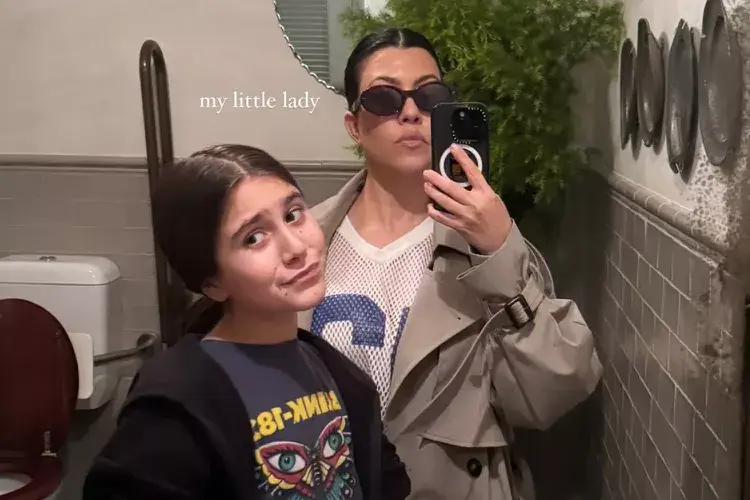 The Kardashians star was defended by fans for her parenting choices (Instagram/@kourtneykardash)