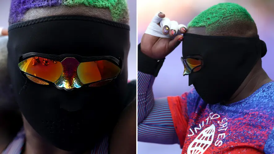 Reason Olympic athlete Raven Saunders wears mask when competing in games