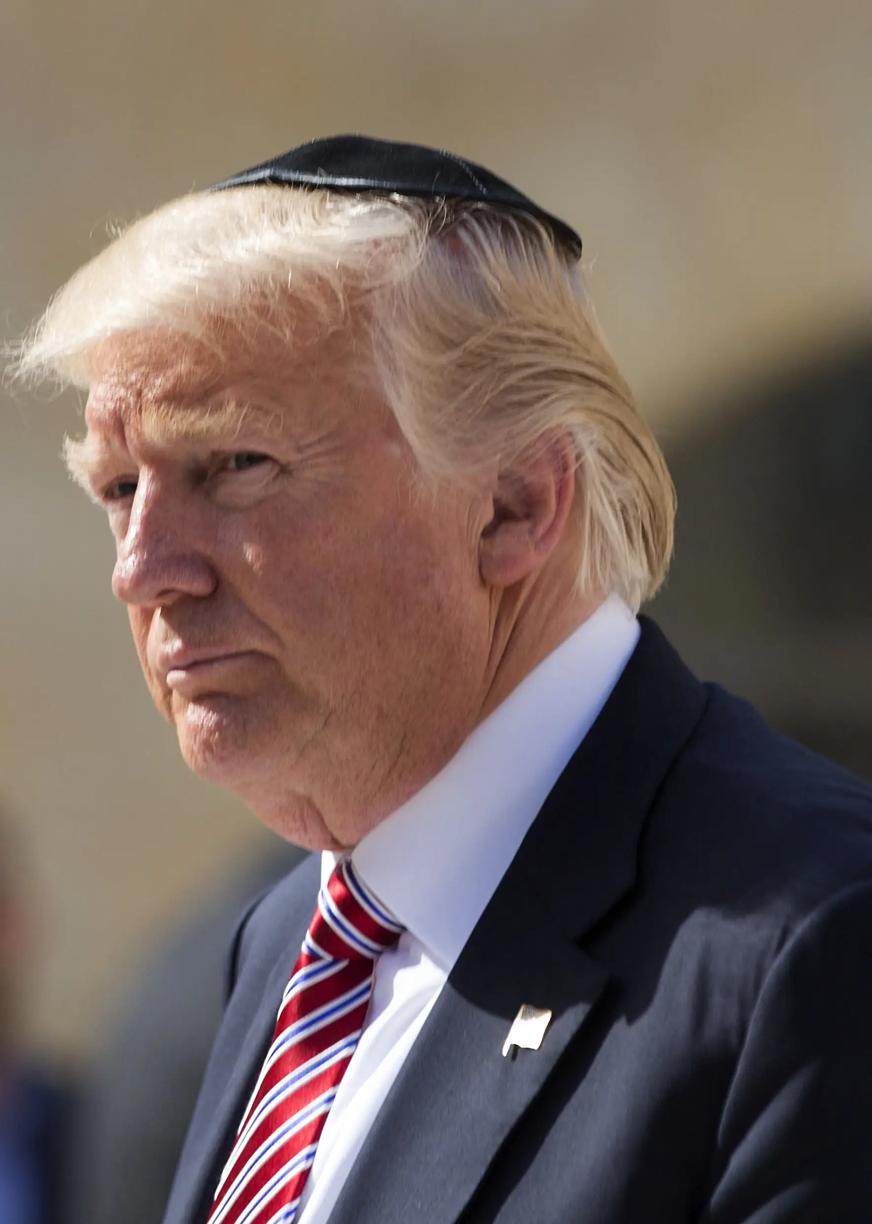 He's been called the 'first Jewish president' on multiple occasions despite being Christian (HEIDI LEVINE/POOL/AFP via Getty Images)