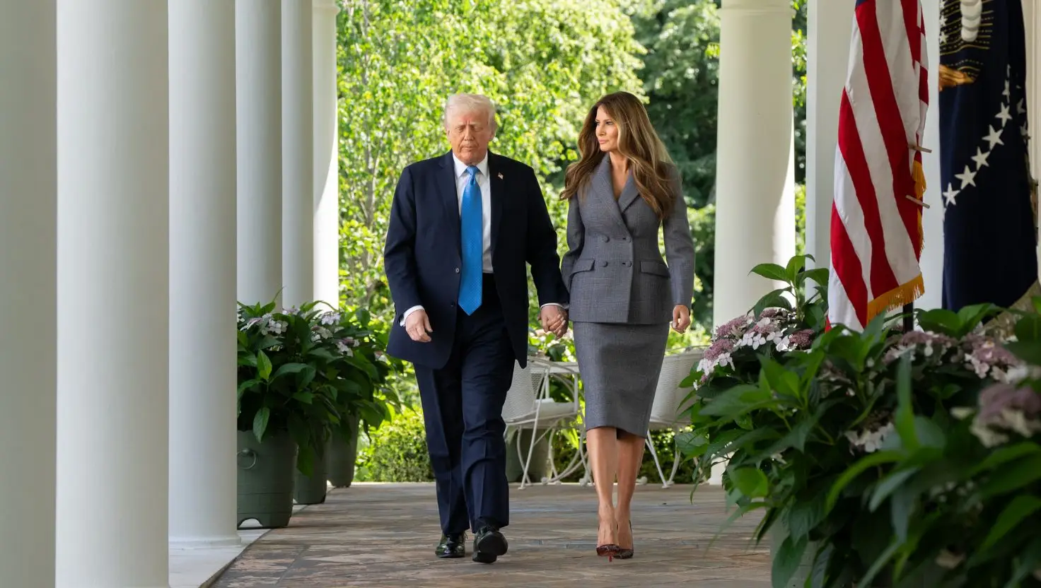 A post marking Melania Trump's first 200 days as the FLOTUS has drawn criticism (X/@thewhitehouse)