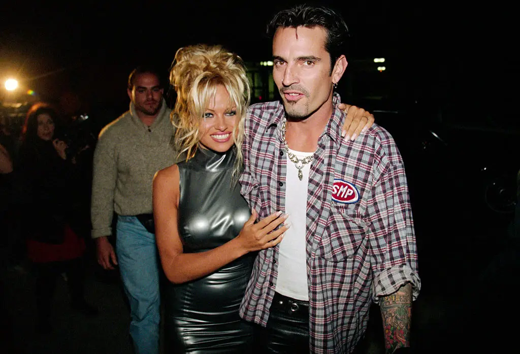 Anderson contracted Hepatitis C by sharing a tattoo needle with her then-husband, Tommy Lee (Steven D Starr/Getty Images)