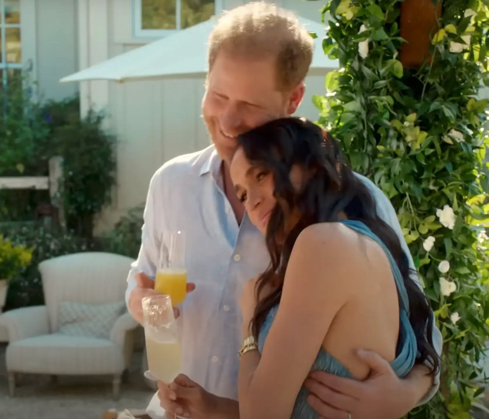 Meghan, Harry and their two children all share the same 'Sussex' surname (Netflix)