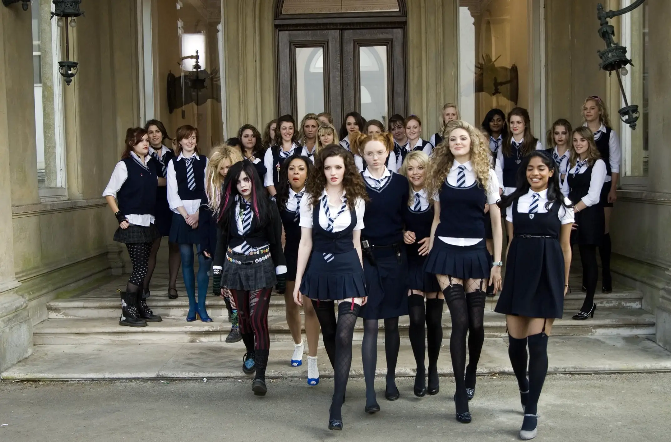 Tallulah Riley starred in St Trinian's. (IMDB/Ealing Studios)