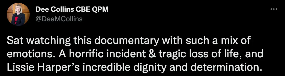 Lissie's dignity and determination was praised (