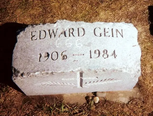 Gein's grave was a target for souvenir hunters and true crime fanatics and is now stored at the Waushara County Sheriff's Department (Wikimedia commons/publicdomain)