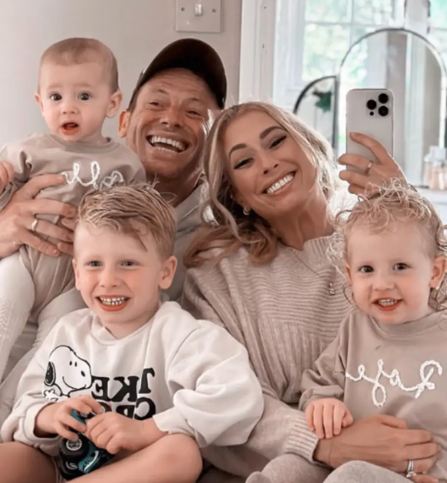 Stacey has five children, three of who she shares with husband Joe Swash.