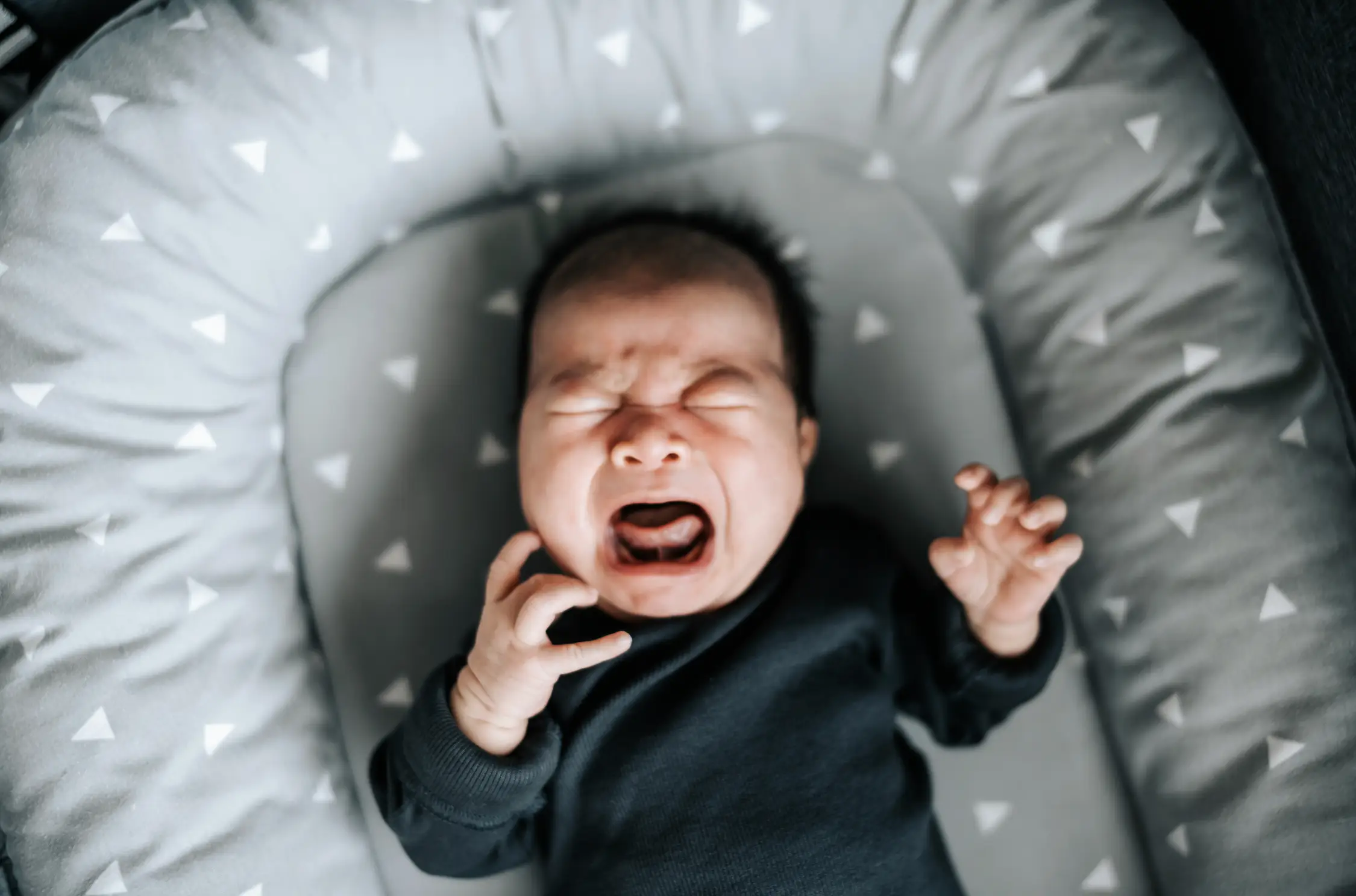 Apparently, teary tantrums are much more common on the second night (Getty Stock Image)