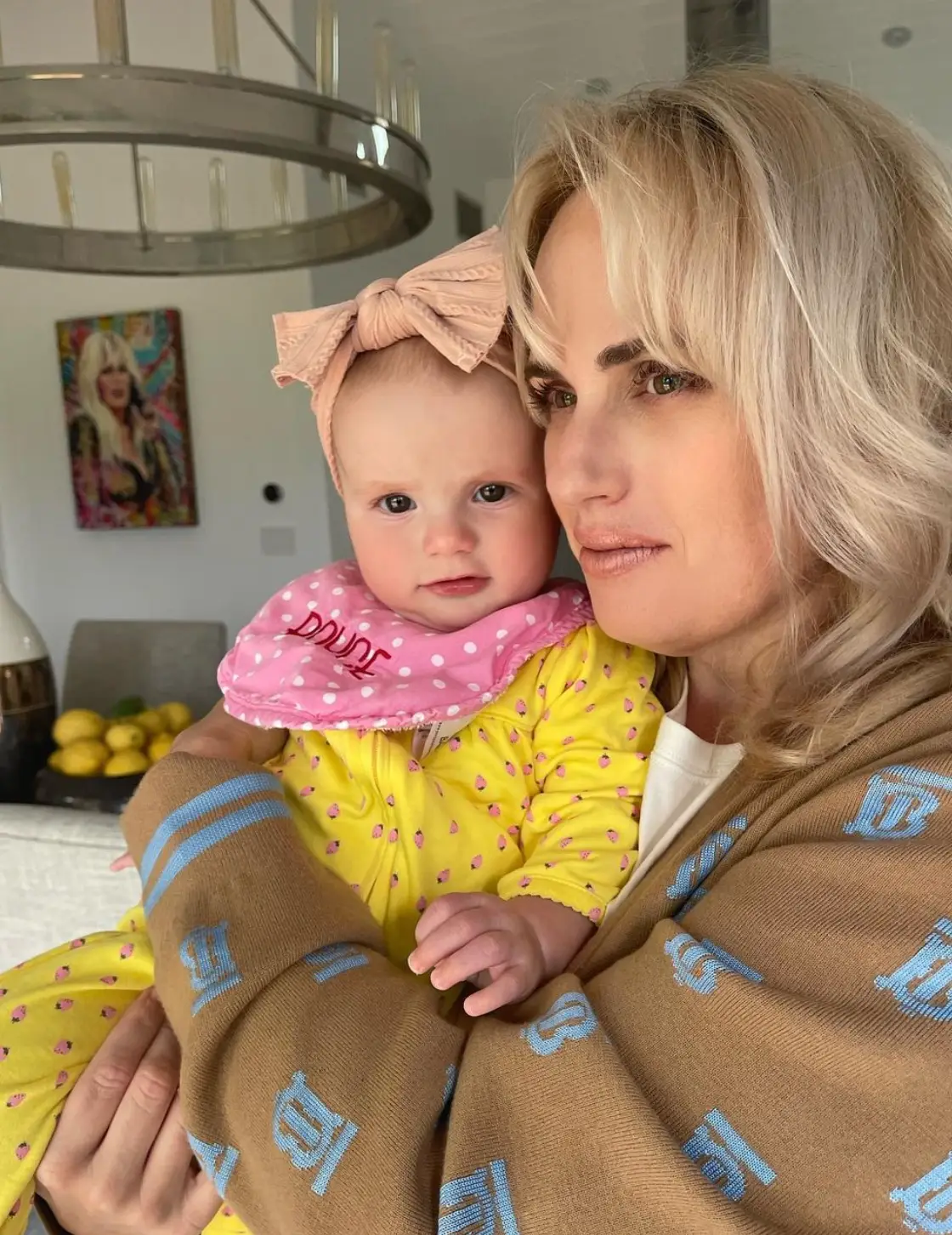 Rebel said her partner's parents are yet to meet her daughter. (Instagram/@rebelwilson)