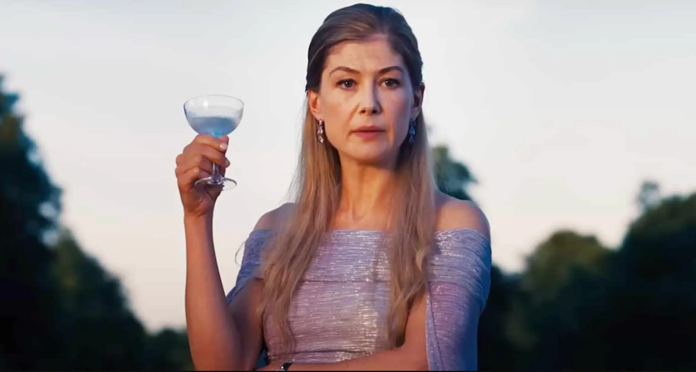 Rosamund Pike as Elsbeth Catton.