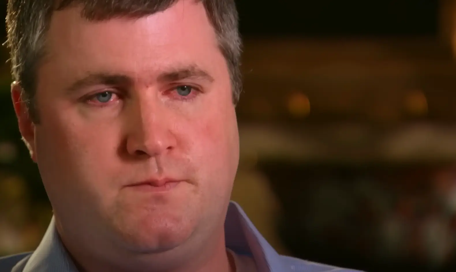 Gabe became emotional whilst reflecting on Tina's death (60 Minutes)
