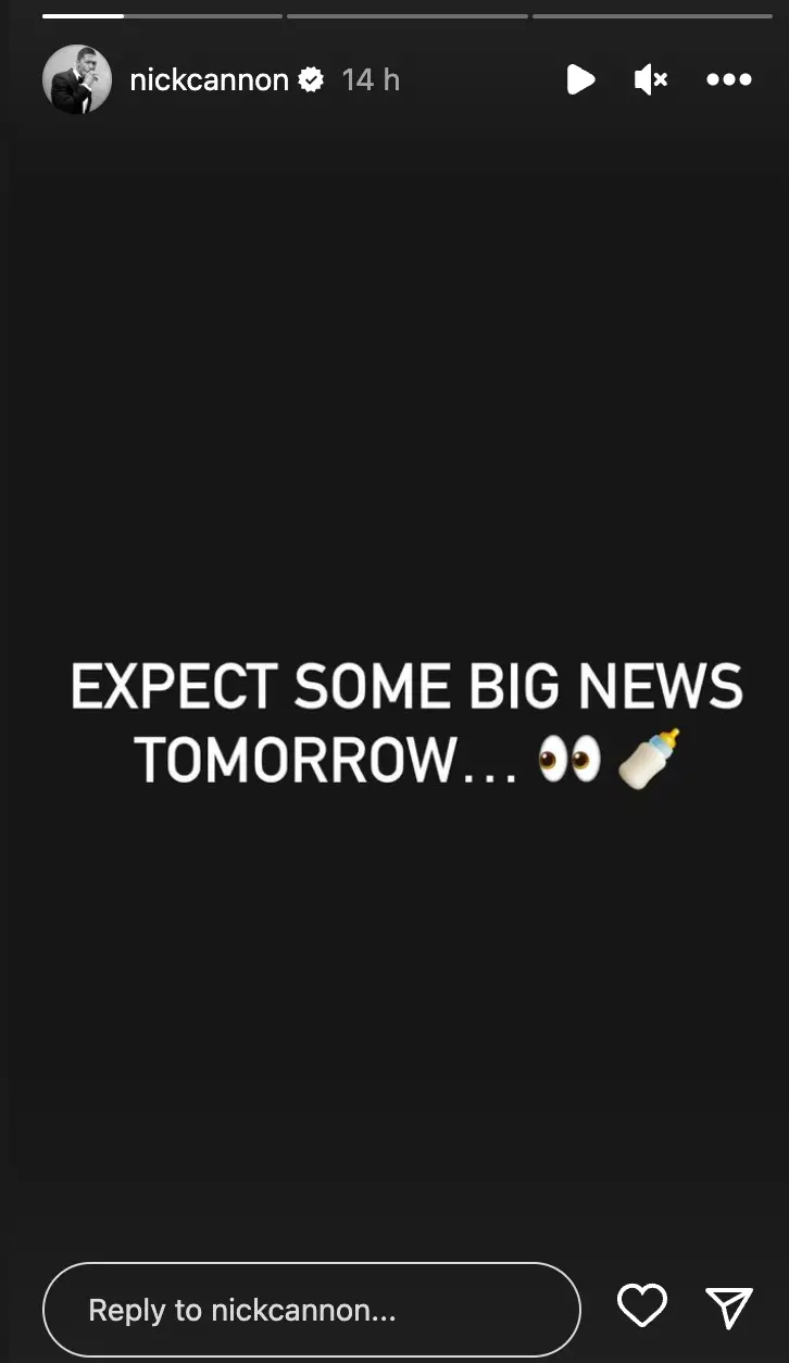 Cannon teased 'big news'.