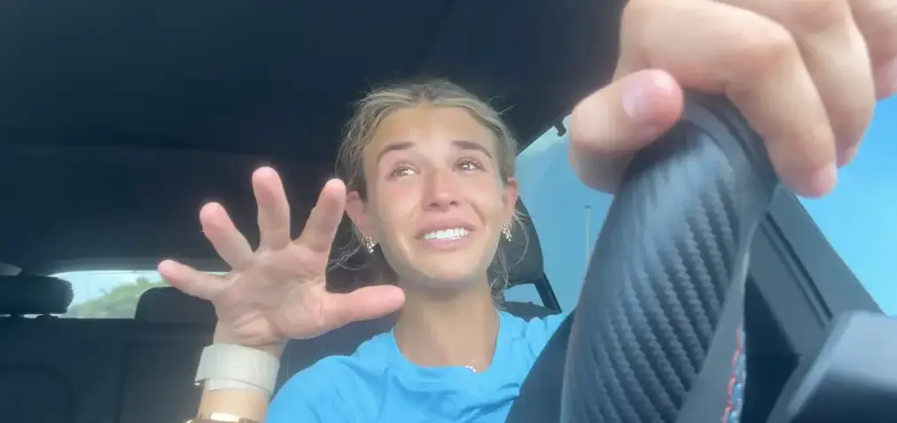 Kai Trump documented the major life event in a vlog (YouTube/Kai Trump)