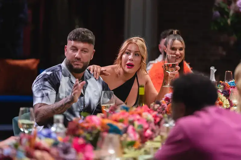 Viewers are more than used to dramatic dinner parties at this point (E4)