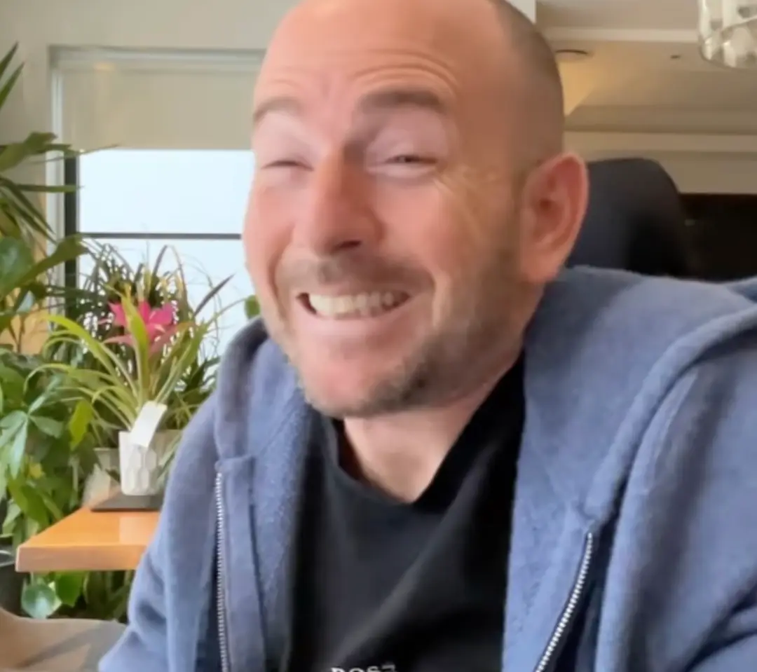 David confessed to being up to no good during filming. (Instagram/davidholmes83)