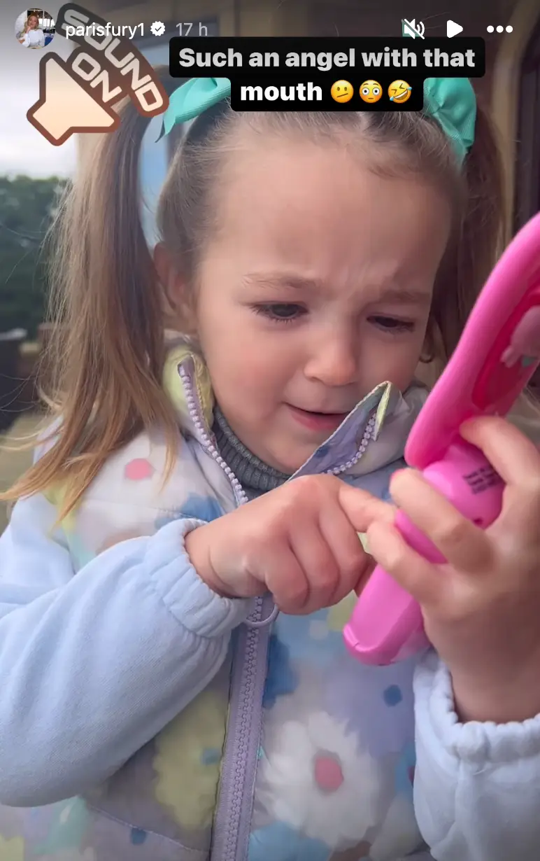 Paris shared the hilarious video on Instagram.