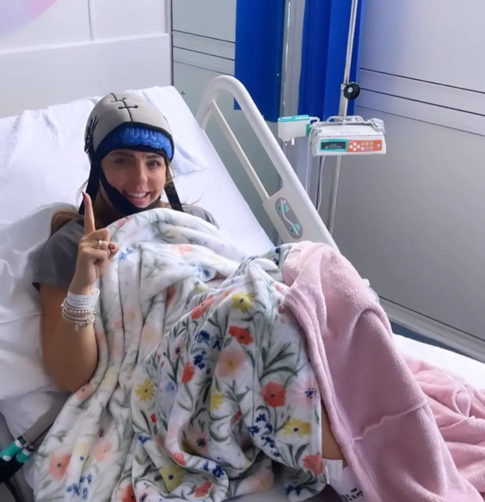 Amy has been open about her chemotherapy journey on Instagram.