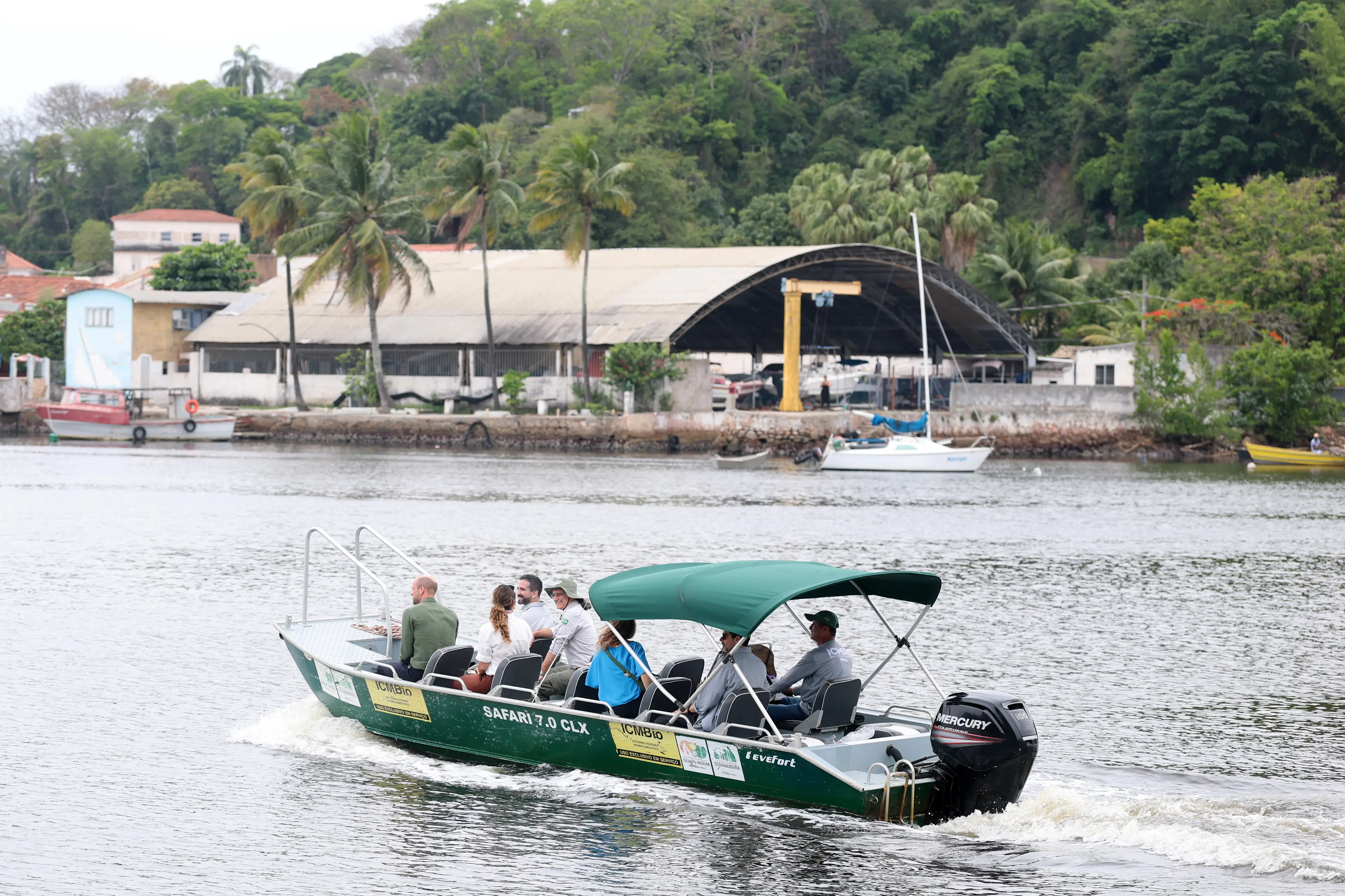 William travelled to the auto-free island via boat (Chris Jackson/Getty Images)