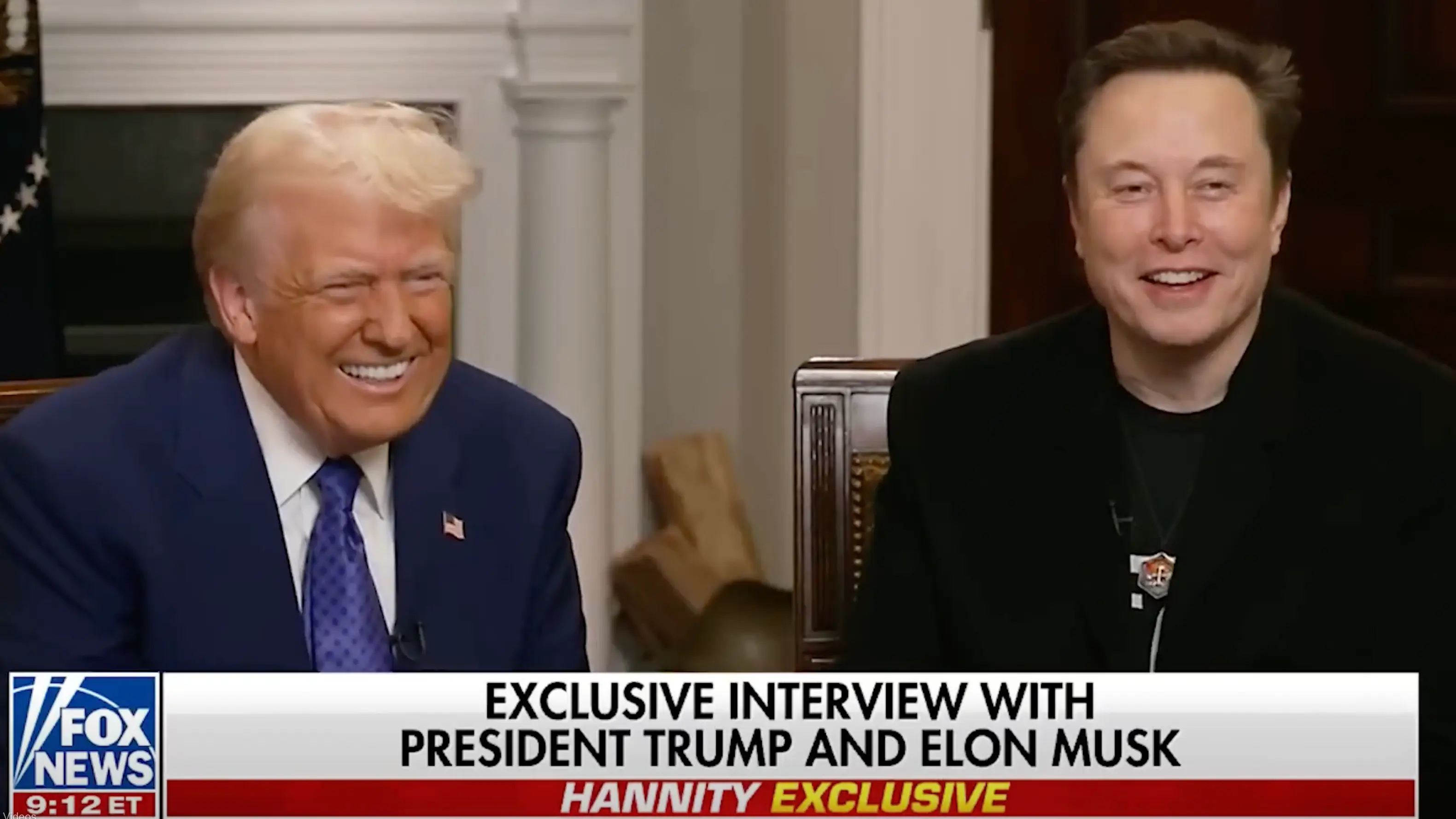 The pair discussed Musk landing on Mars (Fox News)