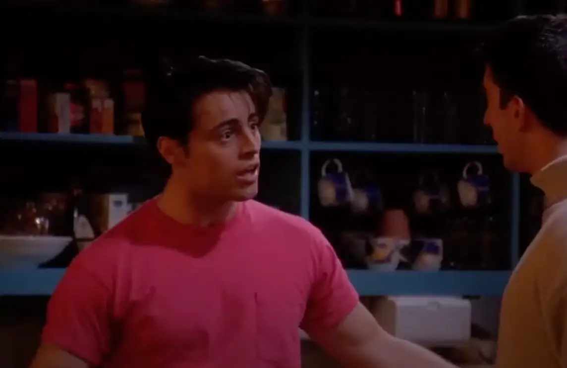 Joey tells Ross he's in the 'friend zone' (NBC)