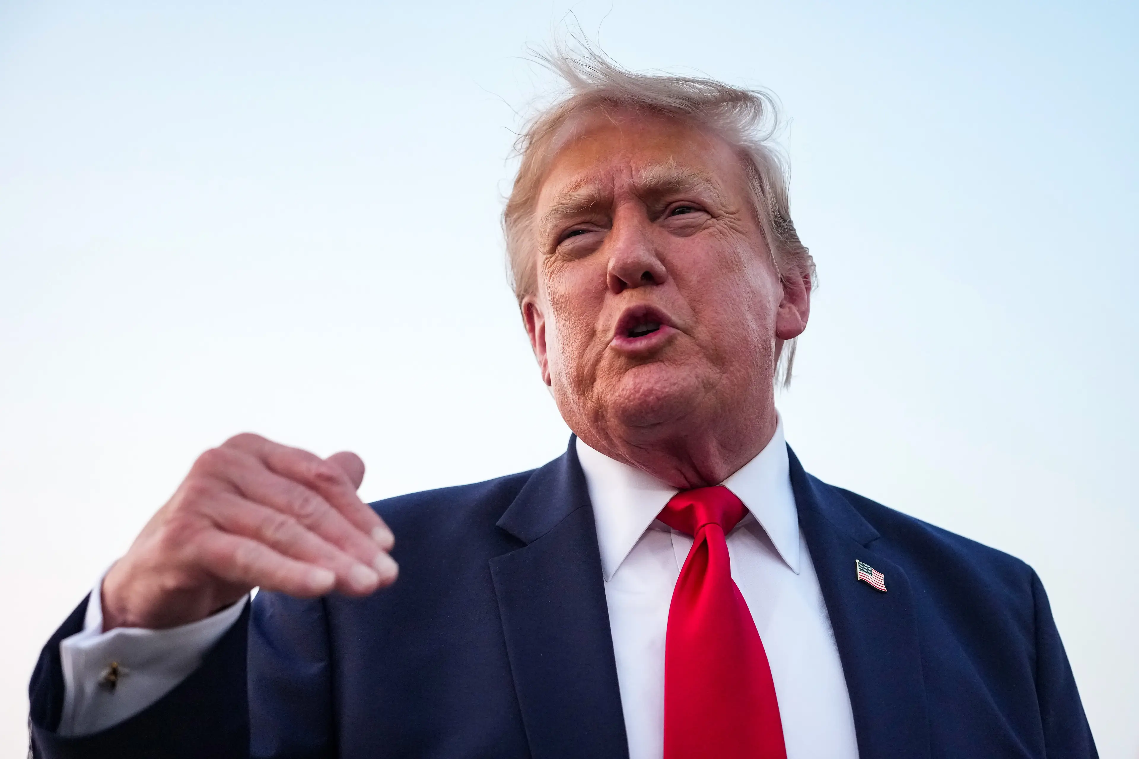 Burnham invited Trump up to Manchester (Andrew Harnik/Getty Images)