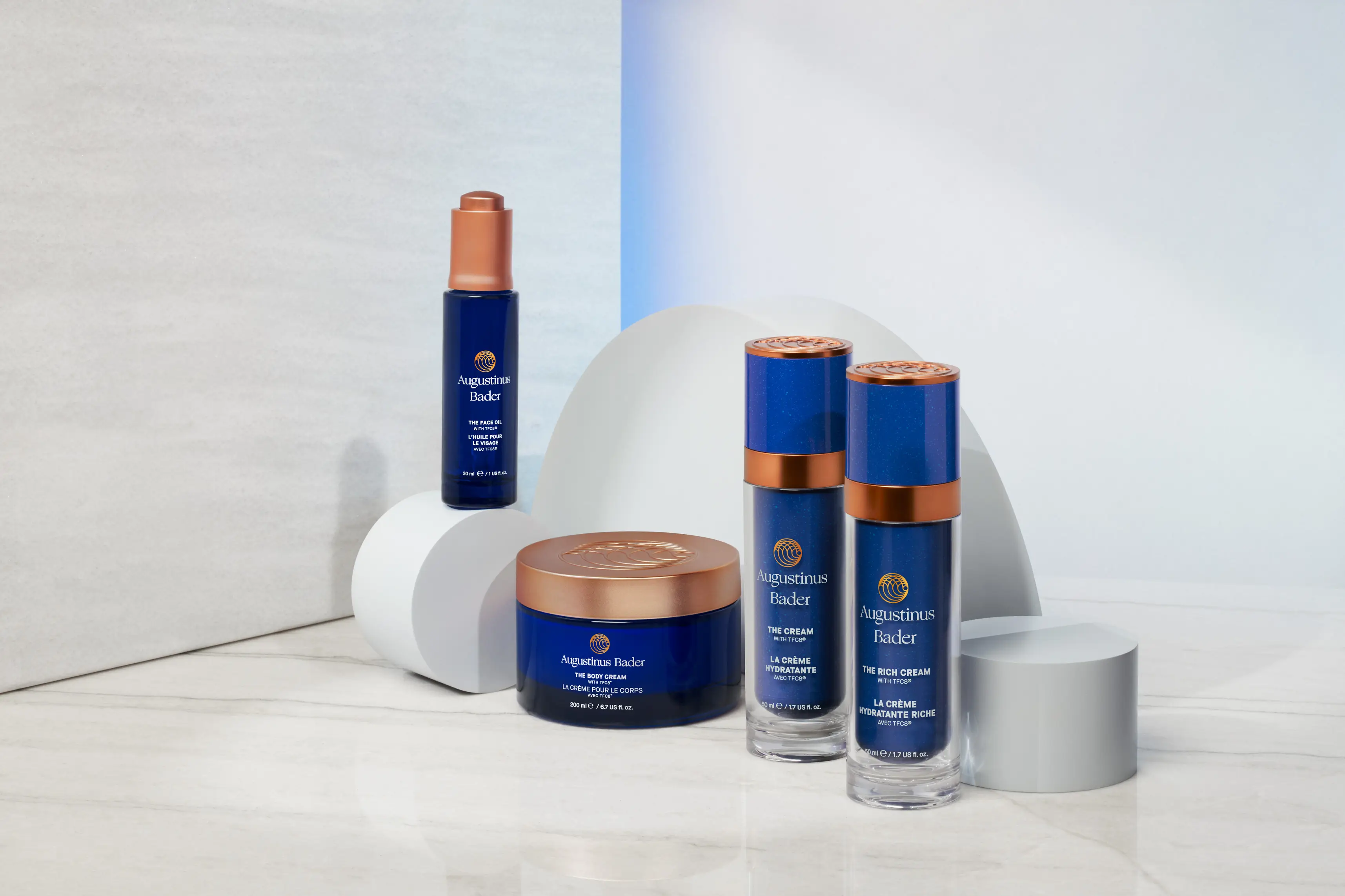 Augustinus Bader's award-winning skincare range.