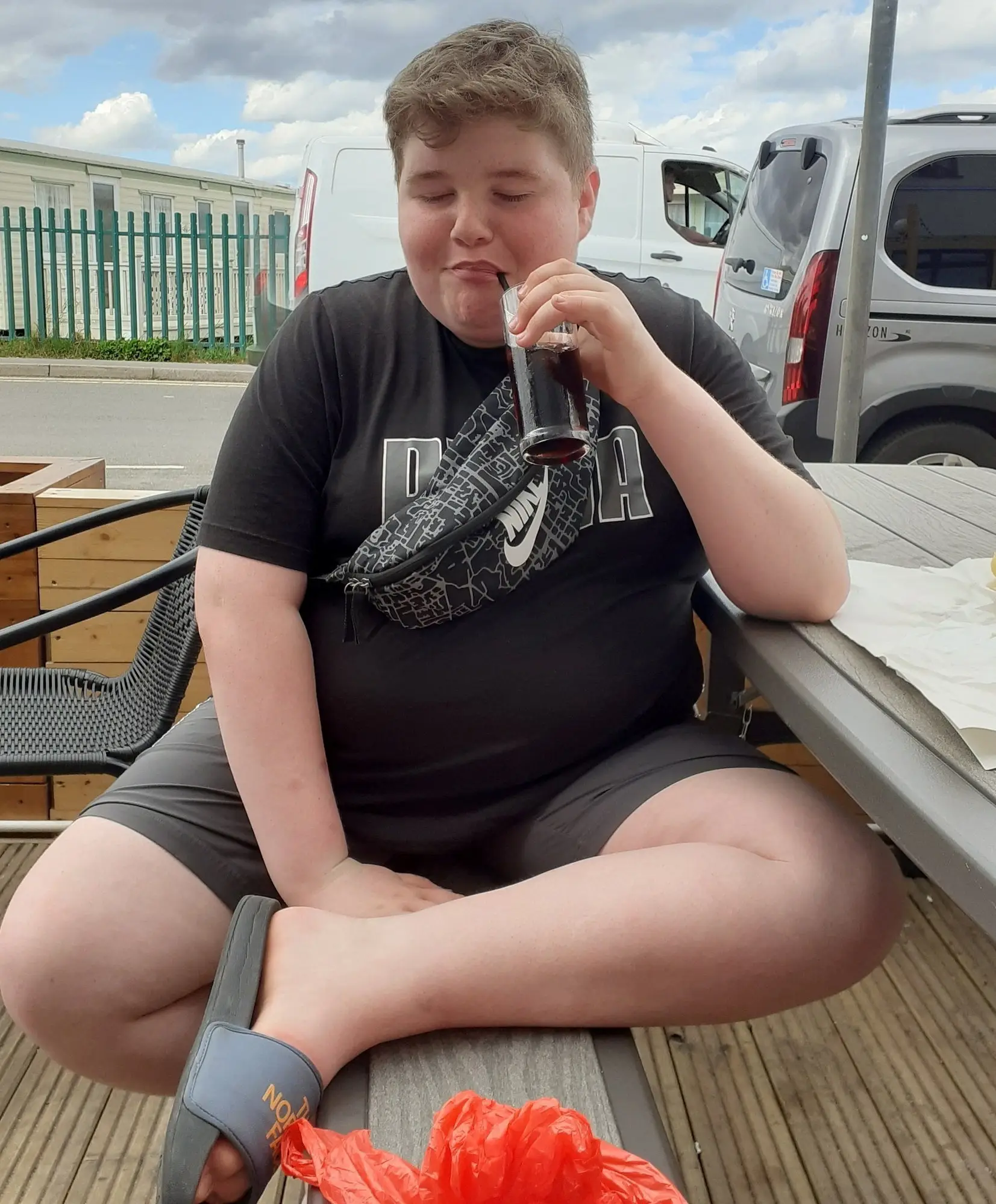 The teen's parents were wrongly informed that he had lived through a crash (SWNS)