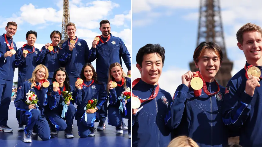 Olympic team receives gold medals two and a half years after event took place